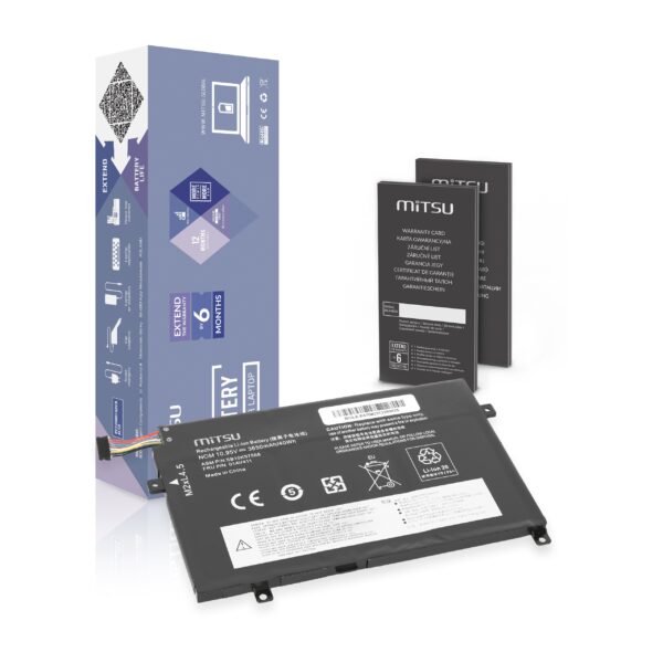 Bateria Mitsu para Lenovo ThinkPad E470, E475