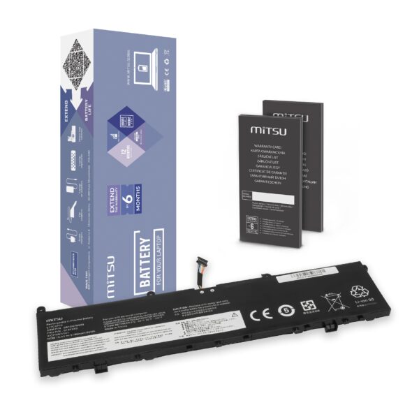 Bateria Mitsu para for Lenovo ThinkPad P1, X1 Extreme (Gen 1, 2)