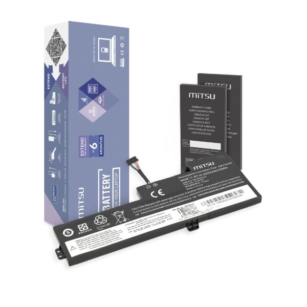 Bateria Mitsu para Portátil Lenovo ThinkPad T470, T480 Series - 11.4V 2000mAh (23Wh)