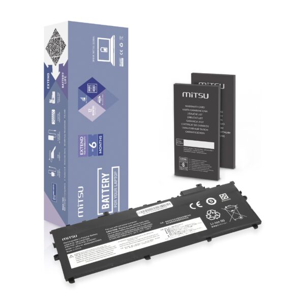 Bateria Mitsu para Lenovo Thinkpad X1 Carbon 2018, G6 (gen5, gen6)