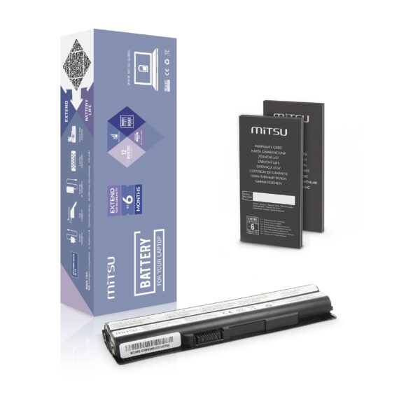 Bateria Mitsu para Portátil MSI CR650, CX650, FR/FX/GE Series e Medion Akoya Mini/Akoya - 11.1V 4400mAh