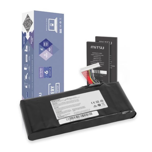 Bateria Mitsu para MSI Leopard GP65, GT72, GT76, WT72