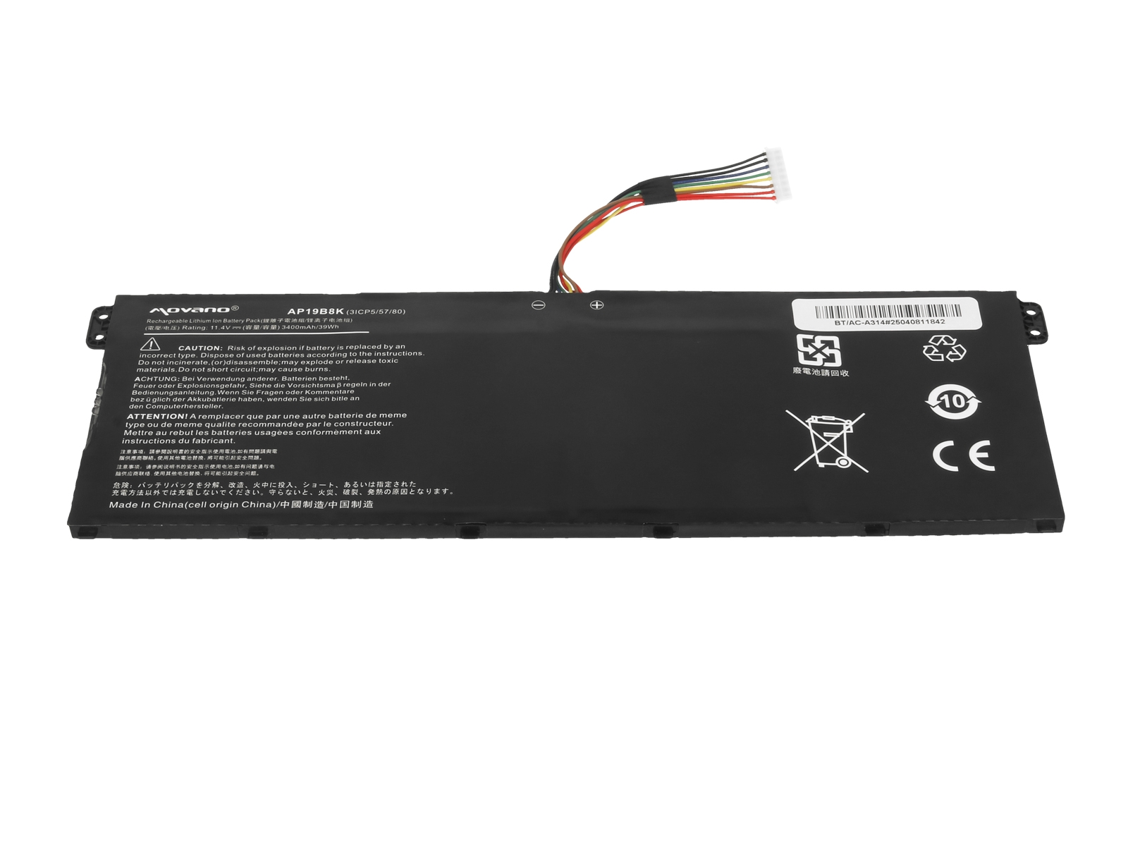 Bateria Movano de Alta Qualidade para Portátil Acer Aspire 3 A314, A315, A514 Series - Image 2