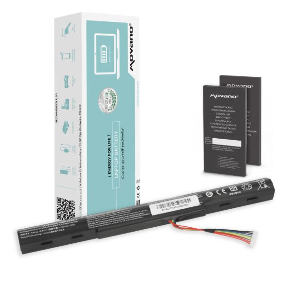 Bateria Movano de Alta Capacidade para Portáteis Acer Aspire E5-475, E5-575, E5-774, F5-573 Series