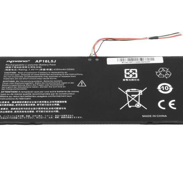 Bateria Movano para Portáteis Acer CP311, SP111, SF514 Series - Alta Qualidade e Compatibilidade