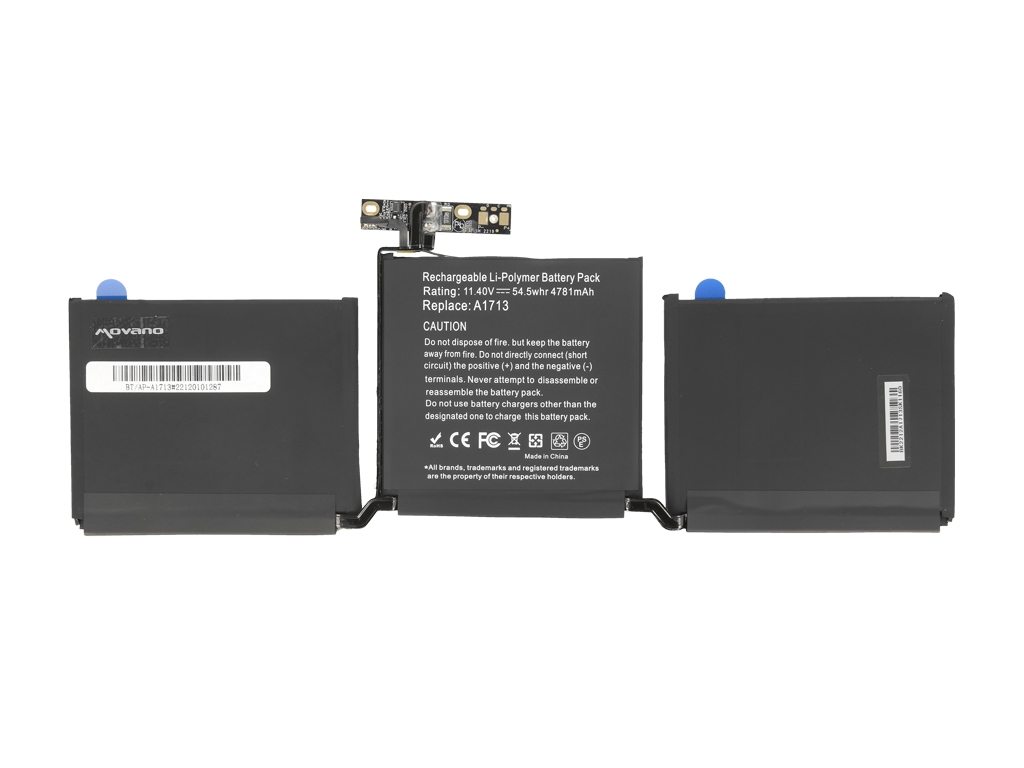 Bateria Movano de Alta Capacidade para Apple MacBook Pro 13 A1708 (A1713) - Portátil - Image 4