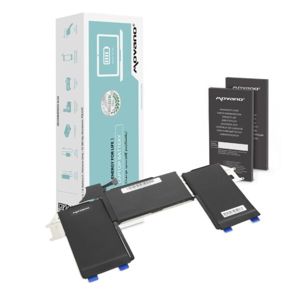 Bateria Movano 11.4V 4379mAh (49.9Wh) para Apple MacBook Air 13 A1932 A2179 - Substituição de Alta Qualidade