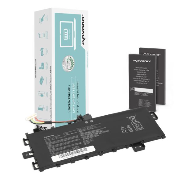 Bateria Movano para Portátil Asus Vivobook 15 A512, R512, X512 - 7.7V 37Wh