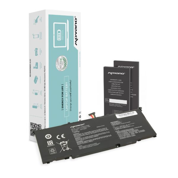 Bateria Movano para Portátil Asus ROG Strix GL502 Series, FX502 Series - 15.2V 3400mAh (52Wh) - Ref. B41N1526
