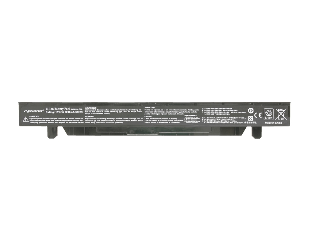 Bateria Movano 15V 2200mAh para Portátil Asus ROG G552, GL552, ZX50, FX-PLUS Series - A41N1424 - Image 3