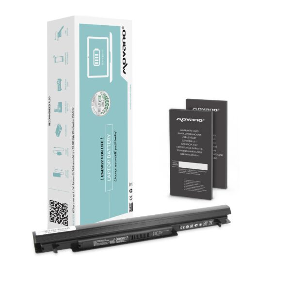 Bateria Movano para Portátil Asus A46, K56 Series - 14.4V/14.8V 2200mAh (32Wh)
