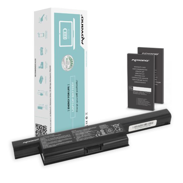 Bateria Movano para Portátil Asus K93, K95 Series - 10.8V/11.1V 4400mAh (48Wh)