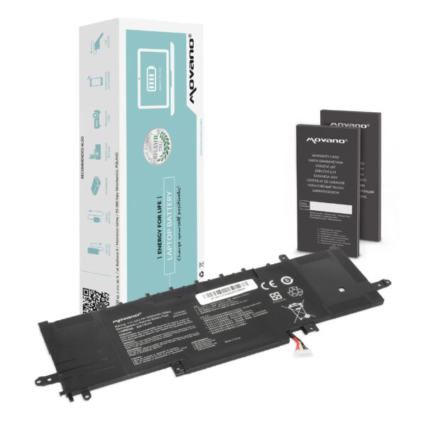 Bateria Movano para Asus ZenBook 13 14 UX334, UX434, UX463