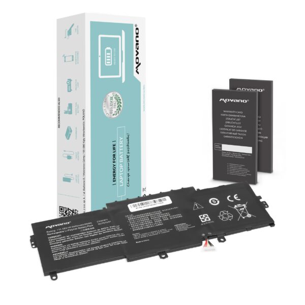 Bateria Movano de Alta Capacidade para Portátil Asus Zenbook UX433FA, UX433FL, UX433FN Series
