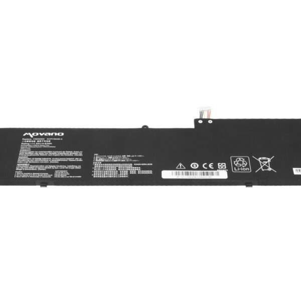 Bateria Movano de Alta Capacidade para Portátil Asus ZenBook Flip 15 UX564E e ZenBook Pro 15 UX535LI - 83Wh