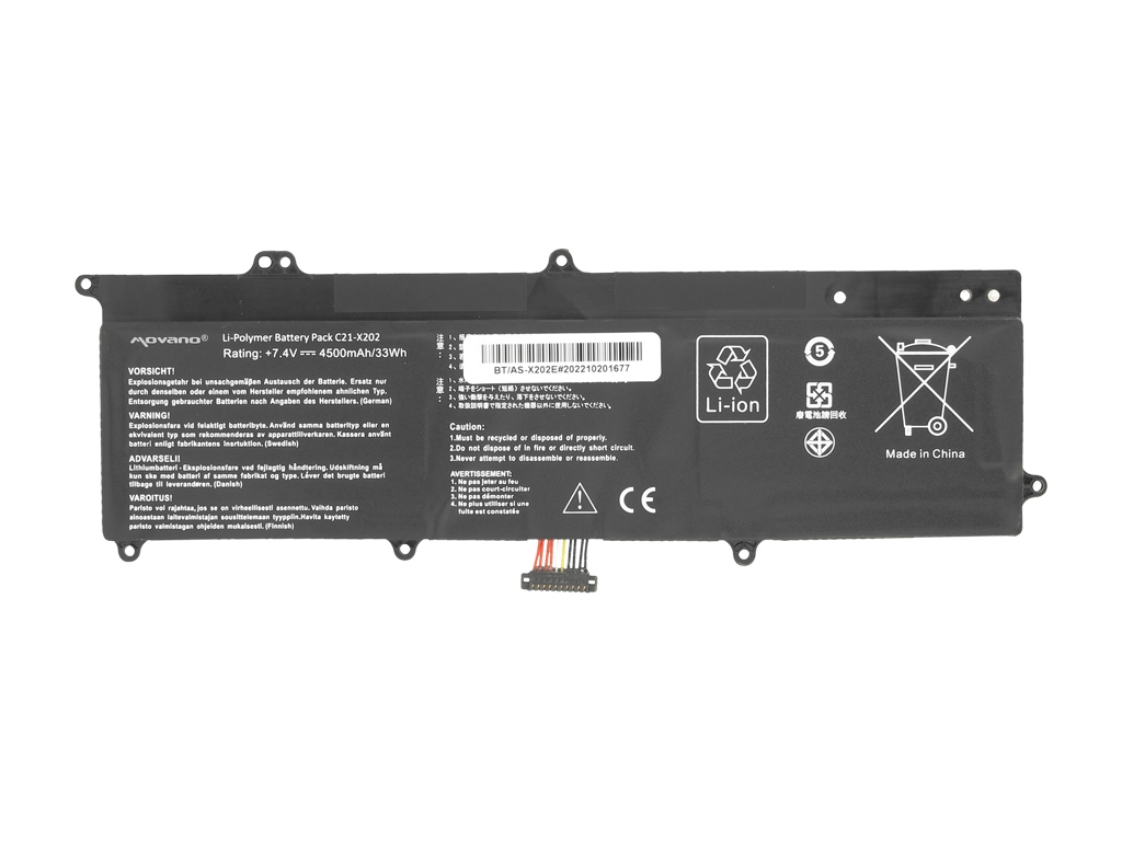 Bateria Movano para Asus VivoBook X202E - Image 4