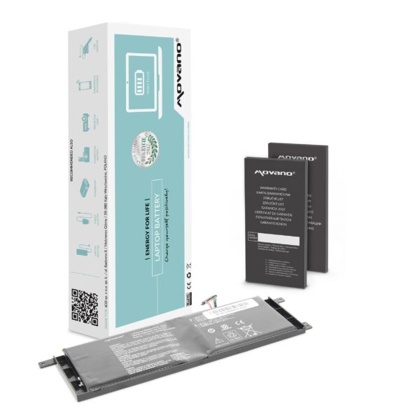 Bateria Movano para Portátil Asus X453, X553MA - Referência B21N1329, 0B200-00840000