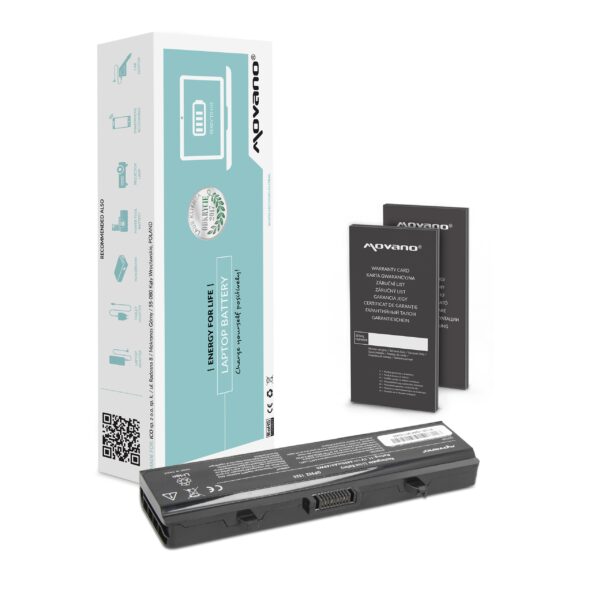 Bateria Movano 11.1V (10.8V) 4400mAh para Portátil Dell Inspiron 1525, 1526, 1545, Vostro 500 Series - Substituição de Alta Qualidade