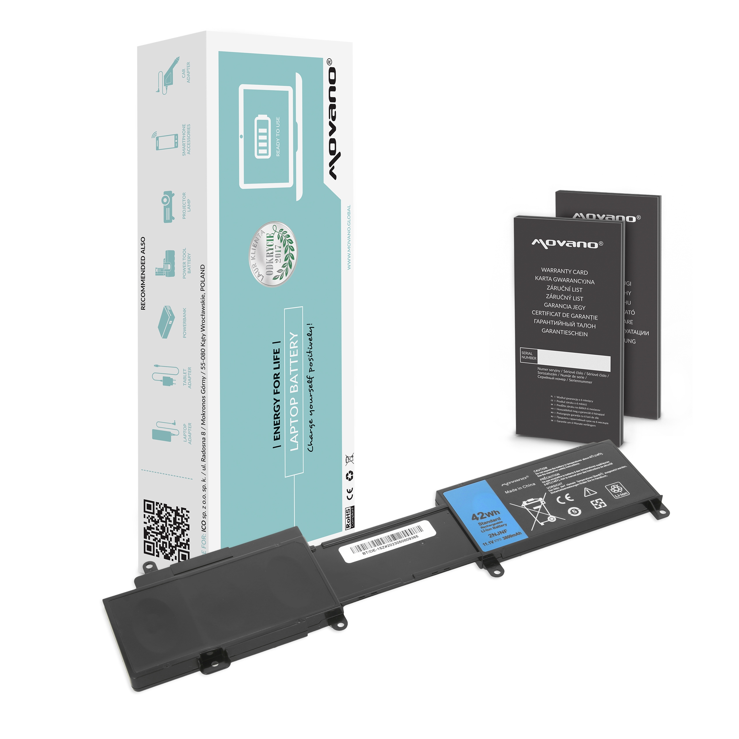 Bateria Movano para Dell Inspiron 14Z (5423) 15Z (5523)