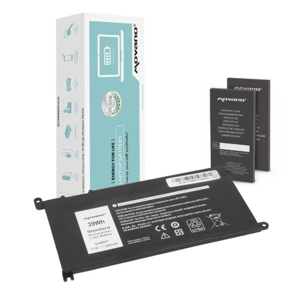 Bateria Movano para Dell Chromebook 11 (3180), 3100, 51KD7