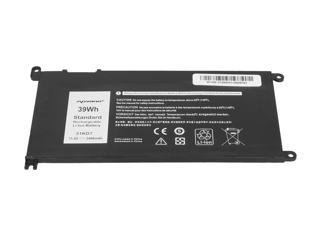 Bateria Movano para Dell Chromebook 11 (3180), 3100, 51KD7 - Image 2