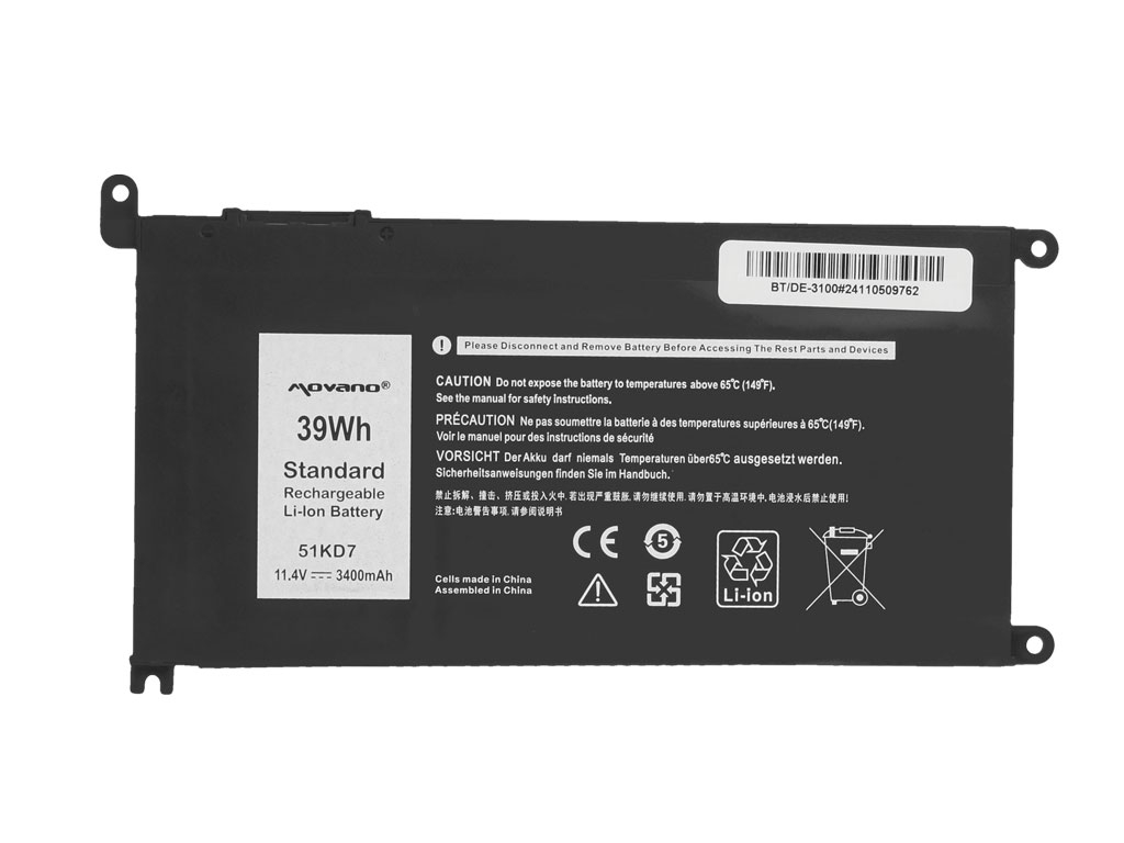 Bateria Movano para Dell Chromebook 11 (3180), 3100, 51KD7 - Image 4