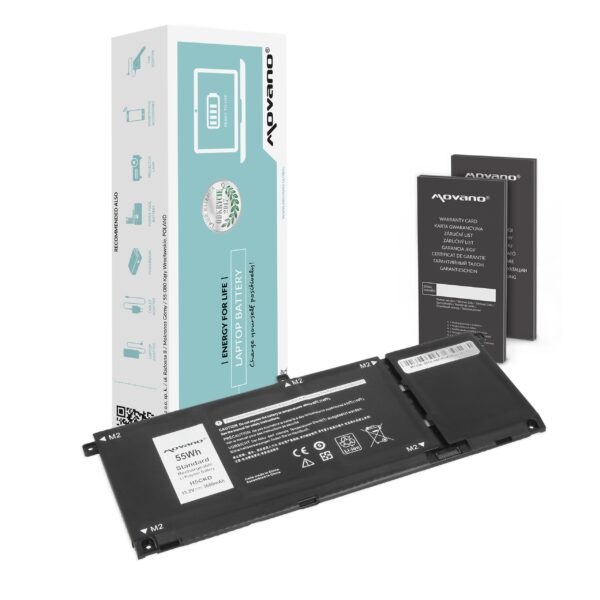 Bateria Movano para Portátil Dell Latitude 15 (3510), Inspiron 13 (7306) - 15.2V, 3600mAh