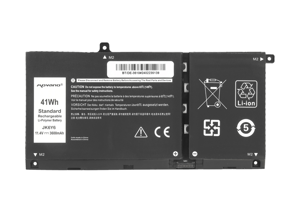 Bateria Movano de Alta Capacidade para Portátil Dell Latitude 15 (3510) e Vostro 14 (5402) - Image 4