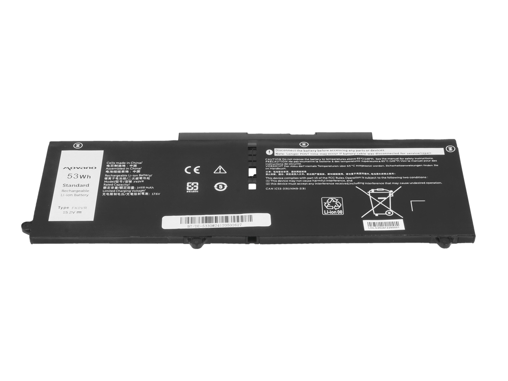 Bateria Movano para Dell Latitude 5330, 7330, Precision 15 3570 - FK0VR - Image 2