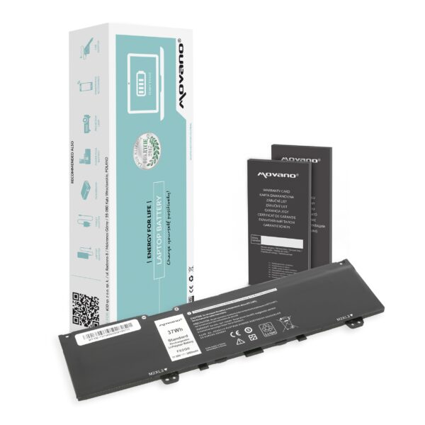 Bateria Movano para Portátil Dell Inspiron 13 (7373, 7386) e Vostro 13 (5370) - 11.55V 3200mAh