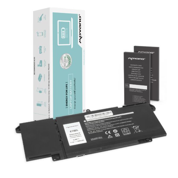 Bateria Movano 11.4V para Portátil Dell Latitude 5320, 7320, 7520 - Substitui 07FMXV, 9JM71