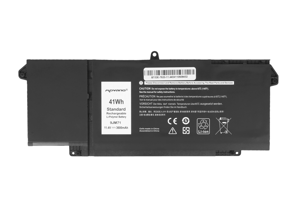 Bateria Movano 11.4V para Portátil Dell Latitude 5320, 7320, 7520 - Substitui 07FMXV, 9JM71 - Image 4