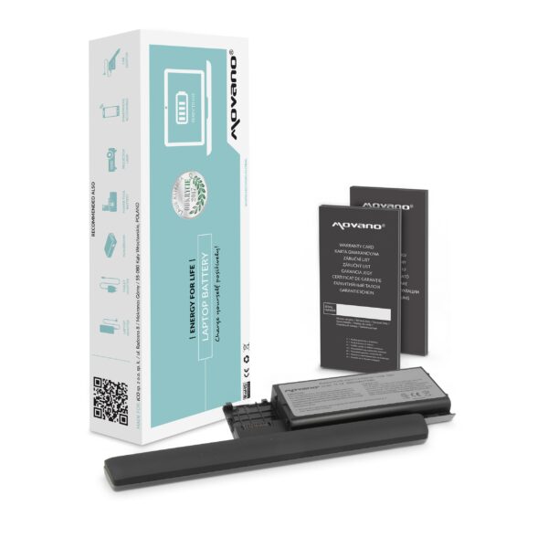 Bateria Movano para Dell Latitude D620 (6600mAh)