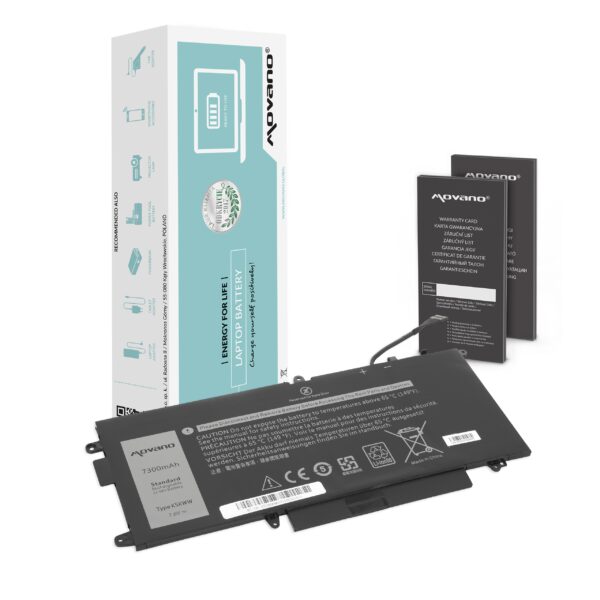 Bateria Movano para Dell Latitude E5289, 7390, 7389 - 7300mAh
