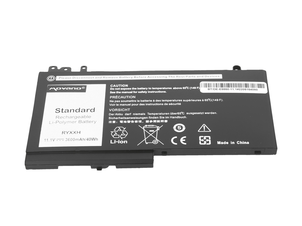 Bateria Movano para Dell Latitude E5450, E5550 - 11.1V - RYXXH - Image 2