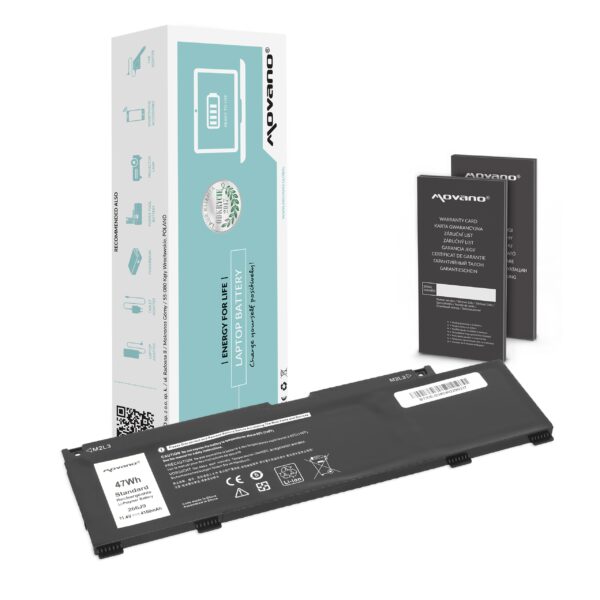 Bateria Movano para Portátil Dell G3 15 3500, G5 15 5500, Inspiron 14 5490 Series - 11.4V 4100mAh (47Wh)