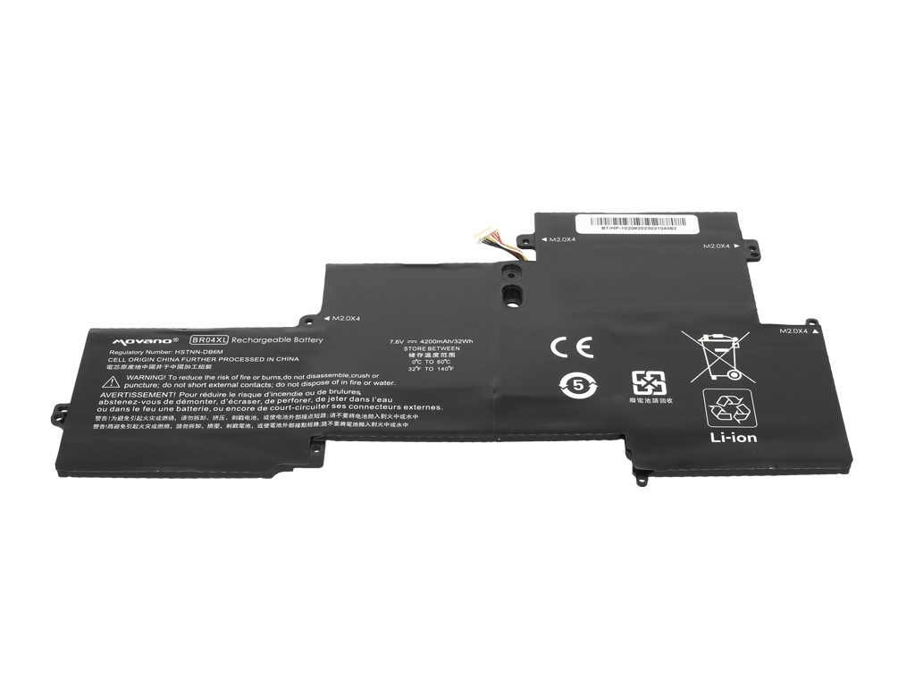 Bateria Movano para HP EliteBook Folio 1020, 1030 G1 - BR04XL - Image 2