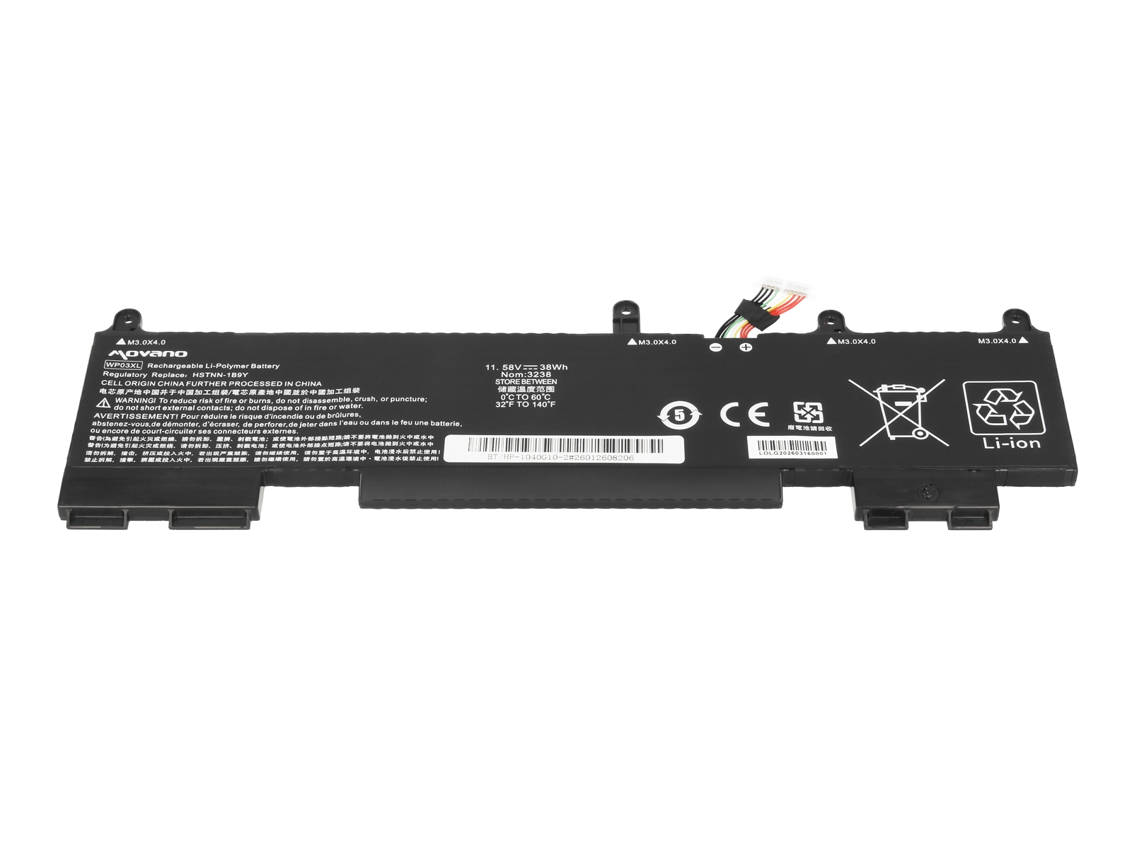 Bateria Movano para Portátil HP EliteBook 1040 G9/G10, 830 G9/G10, 840 G9/G10, Elite x360 e ZBook Firefly Series