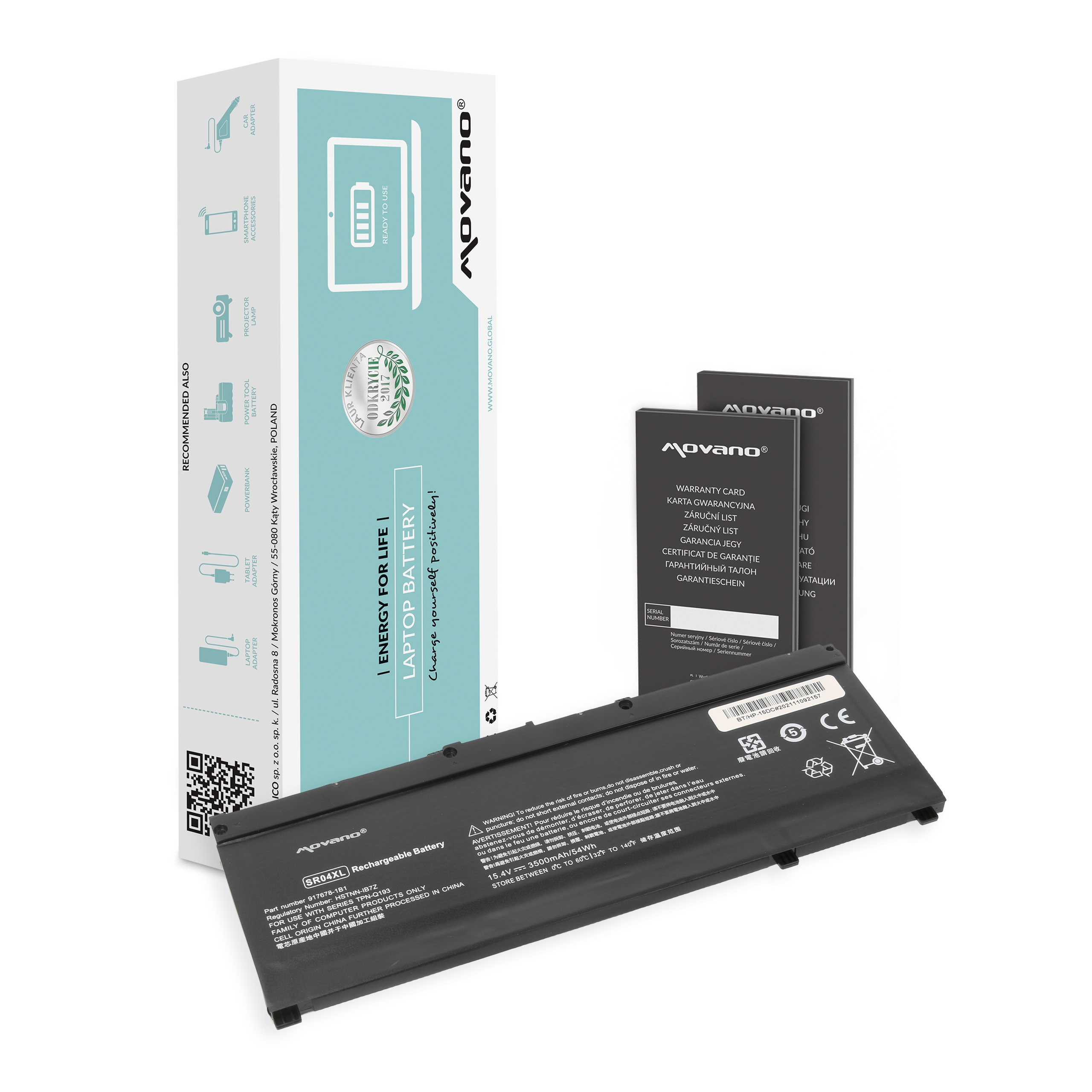Bateria Movano para HP Omen 15-DC, CE, Pavilion 15-CB, CE