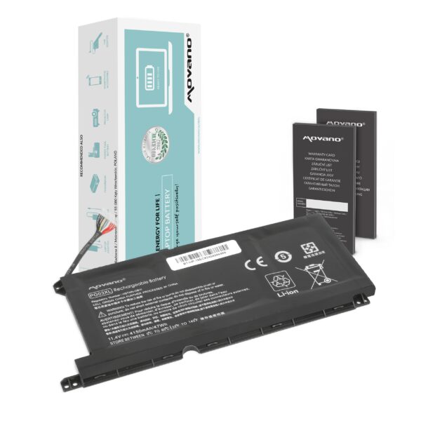 Bateria Movano para HP Pavilion Gaming 15-DK, 15-T, 16-A - PG03XL