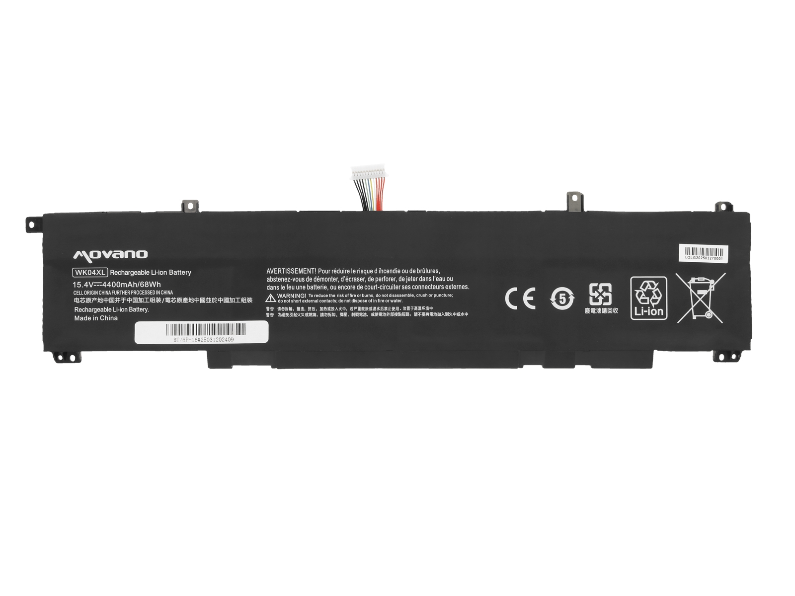 Bateria Movano para HP Omen 16, Victus 15-fa, 16-d, 16-s, WK04XL - Image 4