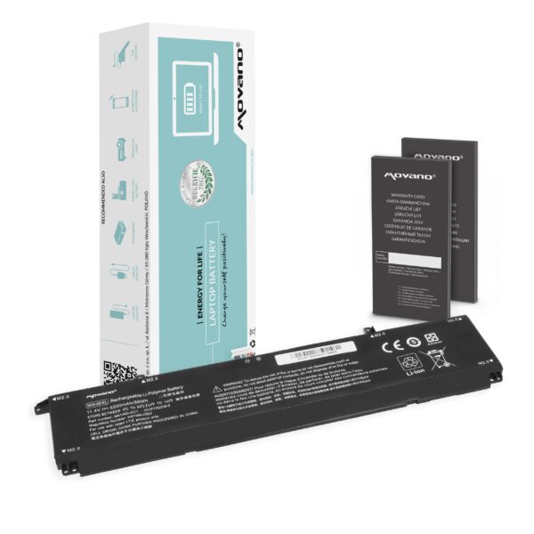 Bateria Movano de 5200mAh (59Wh) para Portáteis HP Omen 16, Omen 17 e Victus 16 Series - 11.4V