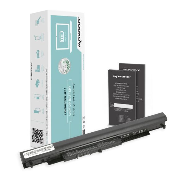 Bateria Movano 10.8V (11.1V) para Portáteis HP 240 G4, 255 G4, HS03, HS04 e Mais - Substituição de Alta Qualidade