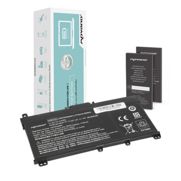 Bateria Movano para HP 250 255 G9, 470 G8 G9 G10, 15-EH - HW03XL