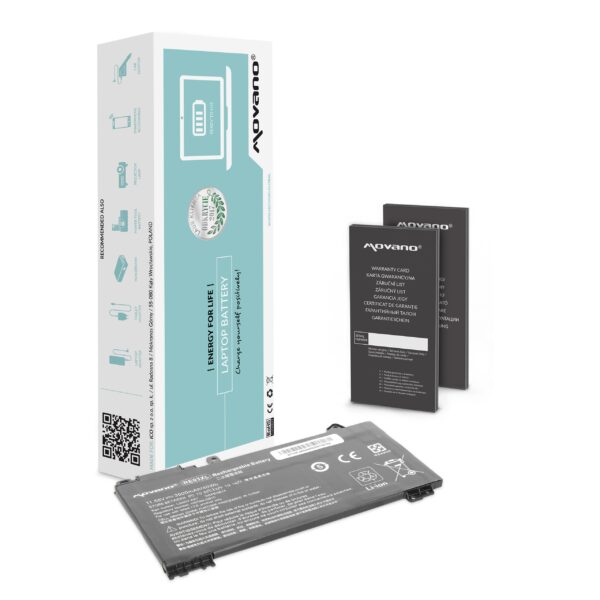 Bateria Movano RE03XL para Portáteis HP ProBook 430 G6, 450 G6 - 11.55V 3500mAh