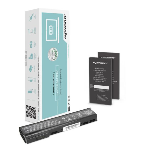 Bateria Movano de 10.8V (4400mAh) para Portáteis HP ProBook 640, 645, 650, 655 G0/G1 Series