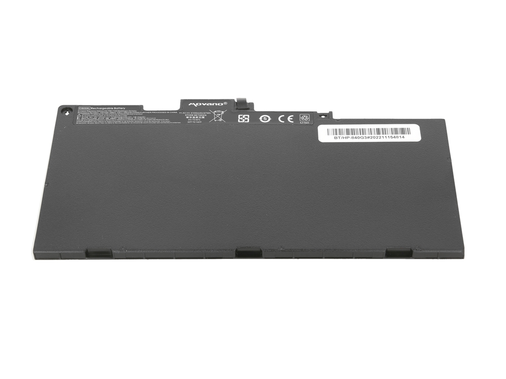 Bateria Movano 11.4V 4000mAh (47Wh) para Portátil HP EliteBook 745 G3, 755 G3, 840 G3, 850 G3 e ZBook 15u G3/G4 Series - Substituição CS03XL - Image 2
