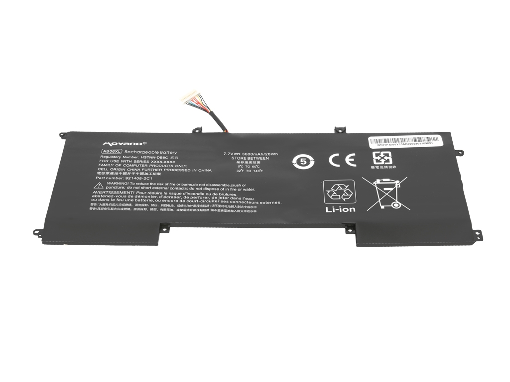Bateria Movano AB06XL para Portátil HP Envy 13, 13-AD Series - 7.7V 3600mAh (28Wh) - Image 2