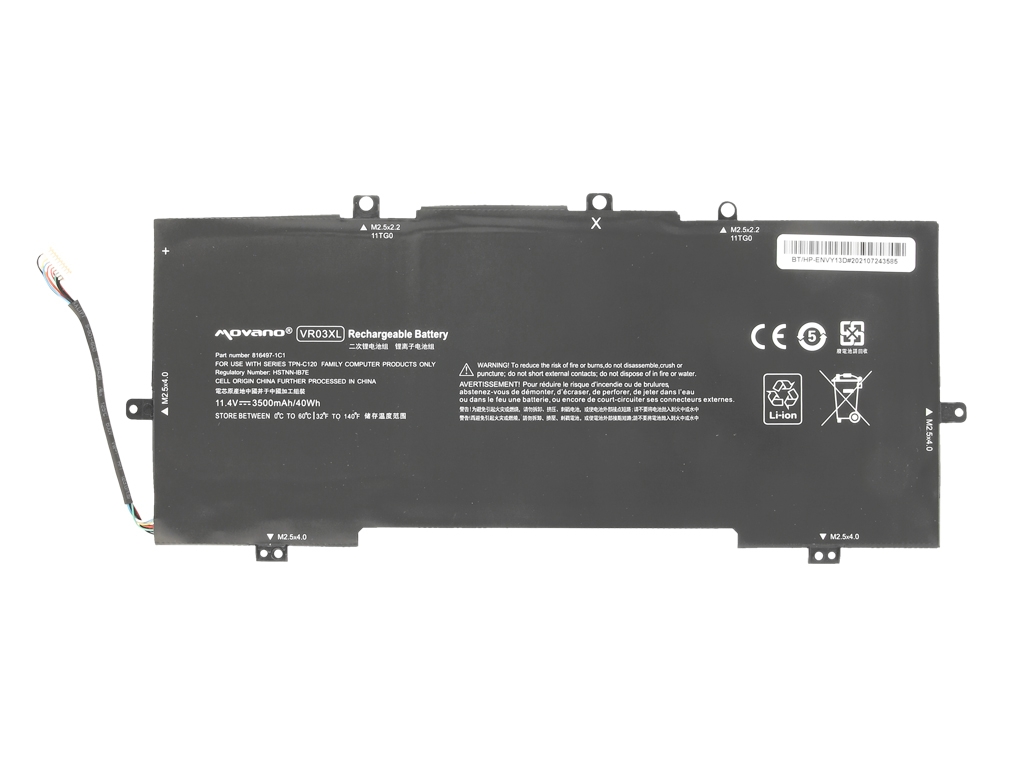 Bateria Movano para Portátil HP Envy 13-D Series - 11.4V, 2900mAh (33Wh) - Image 3