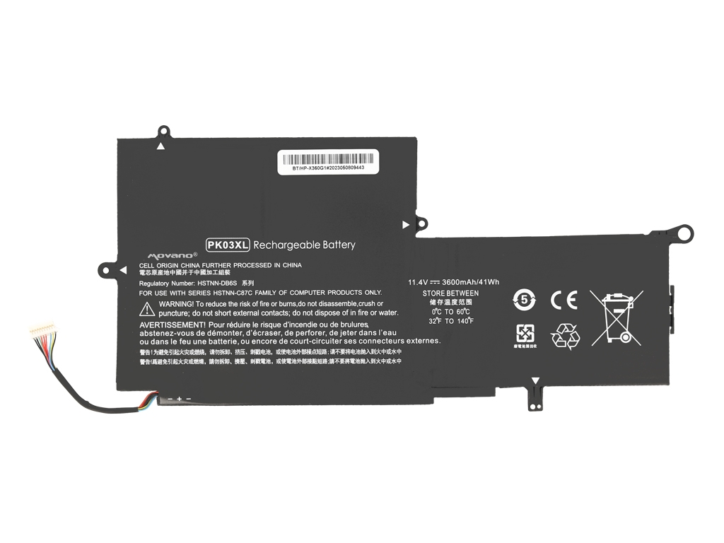 Bateria Movano para HP Envy x360 13, Spectre Pro x360 G1 - Image 4